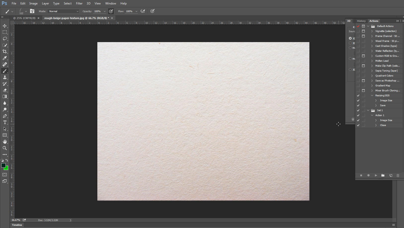 open-import-texture-in Photoshop